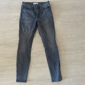 Madewell gray high waisted jeans